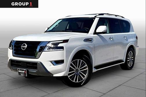 Aspen White Tricoat 2023 Nissan Armada SL 2WD