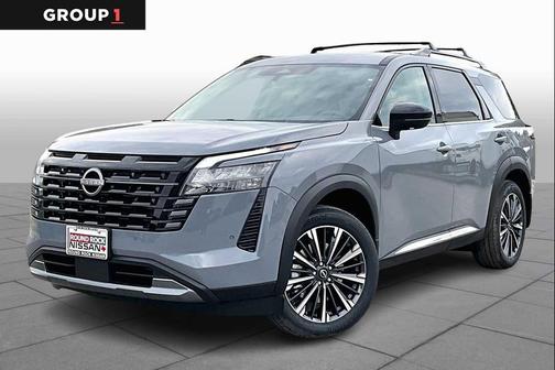 Boulder Gray Pearl 2026 Nissan Pathfinder Platinum