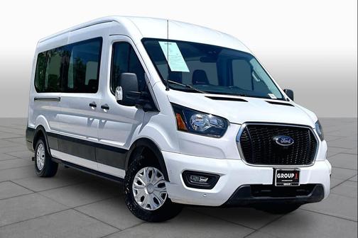 Oxford White 2023 Ford Transit-350 XLT