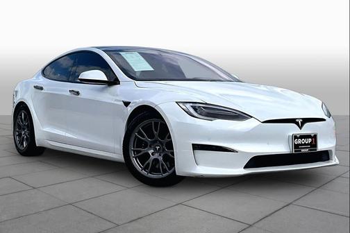 Pearl White Multi-Coat 2021 Tesla Model S Long Range
