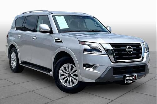 Brilliant Silver Metallic 2024 Nissan Armada SV 4WD