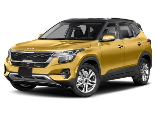 Starbright Yellow/Black Roof 2023 Kia Seltos S
