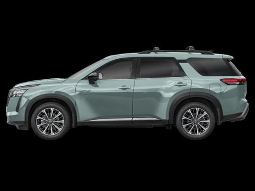Green 2026 Nissan Pathfinder Platinum