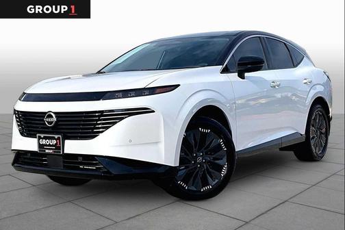 Everest White Pearl Tricoat/Super Black 2026 Nissan Murano Platinum