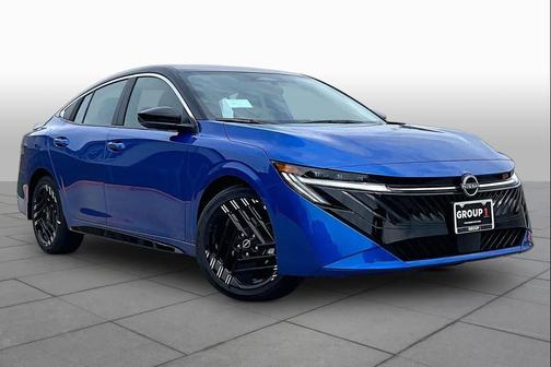 Bluestone Pearl/Super Black 2026 Nissan Sentra SR