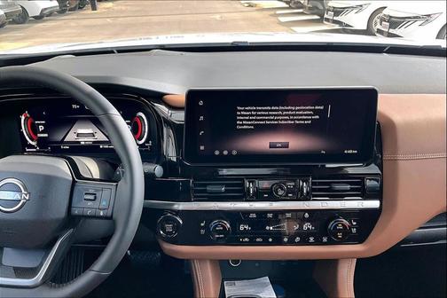 White 2026 Nissan Pathfinder Platinum