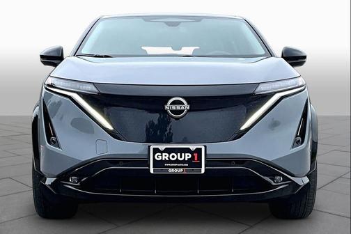 Boulder Gray Pearl/Black Diamond Pearl 2025 Nissan ARIYA PLATINUM+