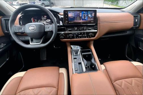 Gray 2026 Nissan Pathfinder Platinum