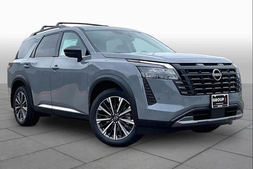 Gray 2026 Nissan Pathfinder Platinum