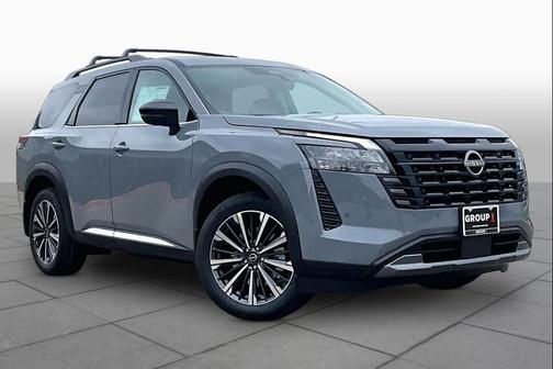 Gray 2026 Nissan Pathfinder Platinum