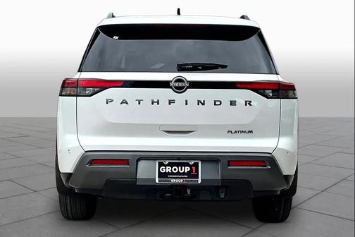 White 2026 Nissan Pathfinder Platinum