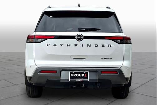 White 2026 Nissan Pathfinder Platinum