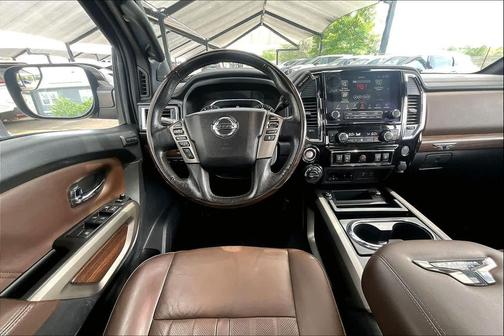Cardinal Red Metallic 2021 Nissan Titan Platinum Reserve