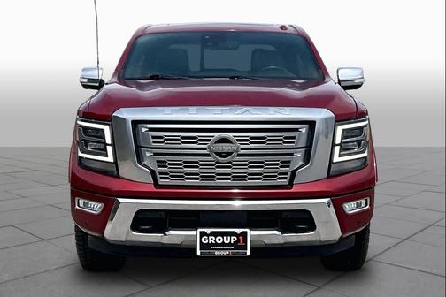 Cardinal Red Metallic 2021 Nissan Titan Platinum Reserve