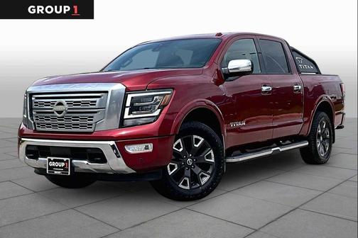 Cardinal Red Metallic 2021 Nissan Titan Platinum Reserve
