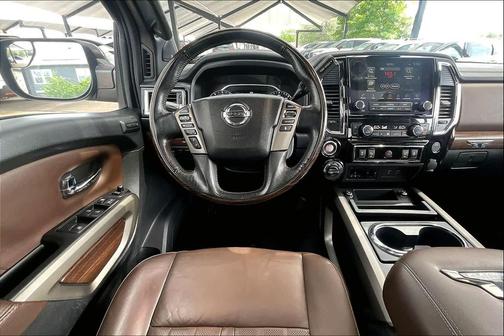 Cardinal Red Metallic 2021 Nissan Titan Platinum Reserve