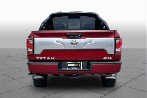 Cardinal Red Metallic 2021 Nissan Titan Platinum Reserve