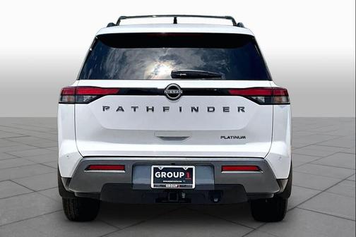 White 2026 Nissan Pathfinder Platinum