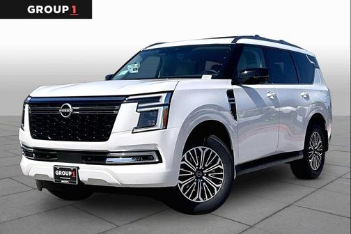 Aspen White Tricoat 2026 Nissan Armada Platinum