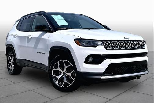 Bright White Clearcoat 2025 Jeep Compass Limited