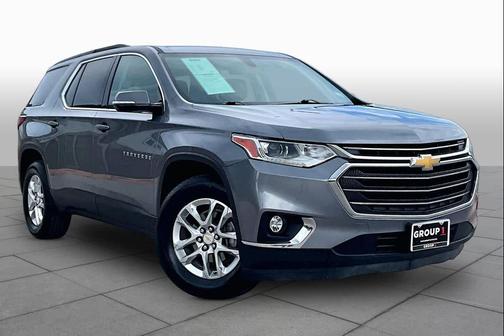 Satin Steel Metallic 2019 Chevrolet Traverse LT Cloth