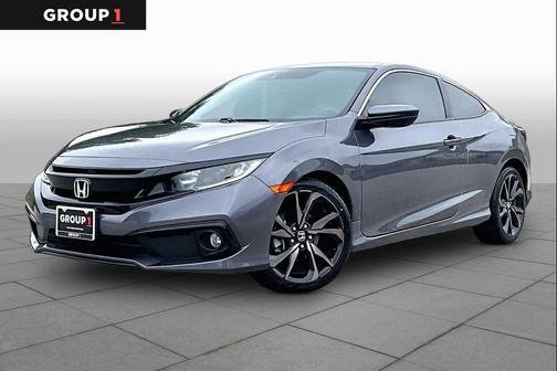Modern Steel Metallic 2019 Honda Civic Sport