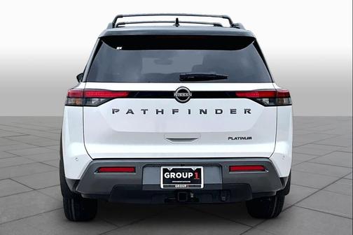 White 2026 Nissan Pathfinder Platinum
