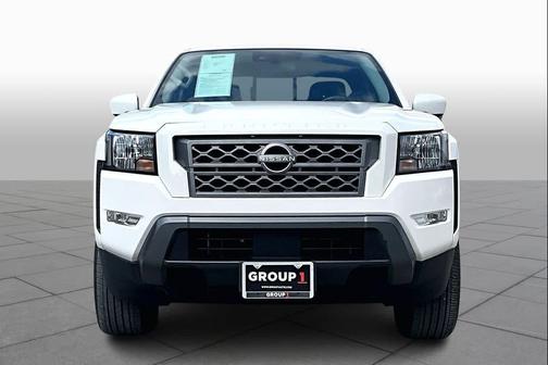 Glacier White 2023 Nissan Frontier SV