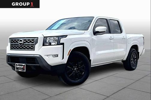 Glacier White 2023 Nissan Frontier SV