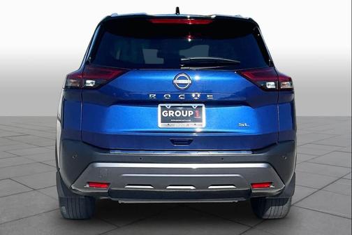 Caspian Blue Metallic/Super Black 2023 Nissan Rogue SL