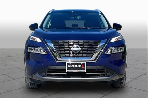 Caspian Blue Metallic/Super Black 2023 Nissan Rogue SL