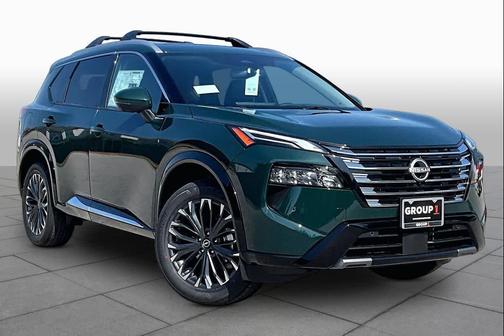 Obsidian Green 2026 Nissan Rogue Platinum