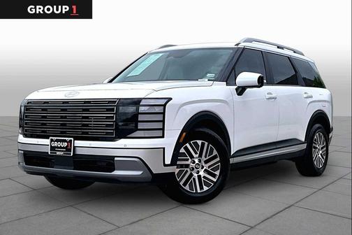 Creamy White Pearl 2026 Hyundai Palisade Hybrid Blue SEL Premium 7P