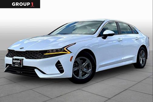 Glacial White Pearl 2021 Kia K5 LXS