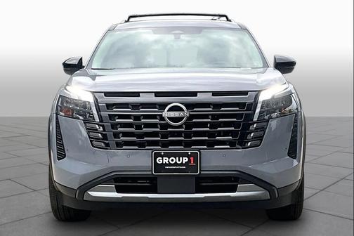 Boulder Gray Pearl 2026 Nissan Pathfinder Platinum