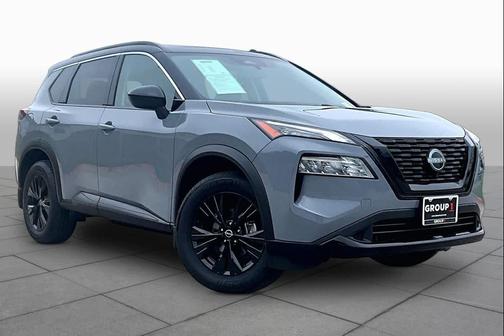 Boulder Gray Pearl/Super Black 2023 Nissan Rogue SV