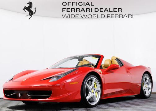 Rosso Corsa 2015 Ferrari 458 Spider