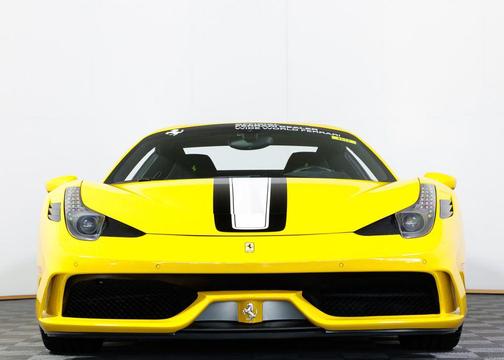 Yellow 2015 Ferrari 458 Spider