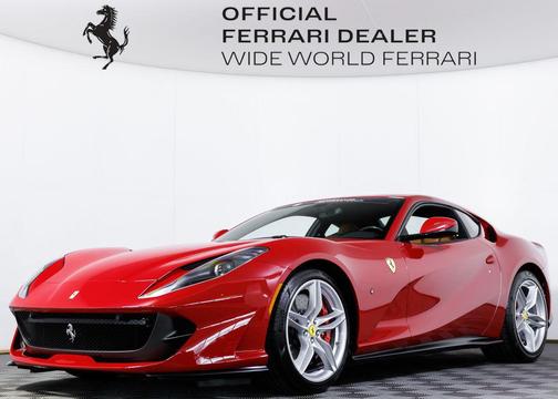 Red 2019 Ferrari 812 Superfast