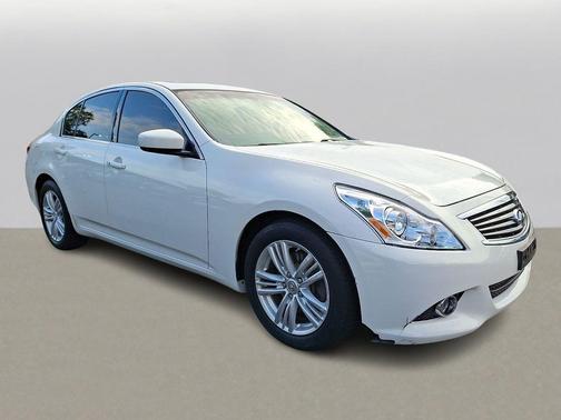 Moonlight White 2012 INFINITI G37x Base