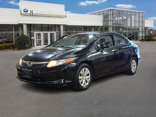 Crystal Black Pearl 2012 Honda Civic LX