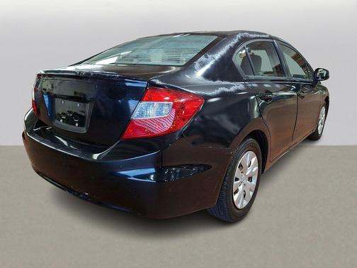 Crystal Black Pearl 2012 Honda Civic LX