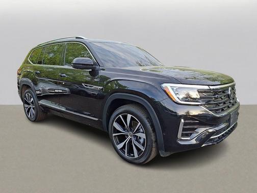 Deep Black Pearl 2025 Volkswagen Atlas 2.0T SEL Premium R-Line 4MOTION