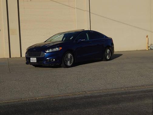 Deep Impact Blue 2013 Ford Fusion Titanium