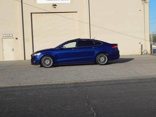 Deep Impact Blue 2013 Ford Fusion Titanium