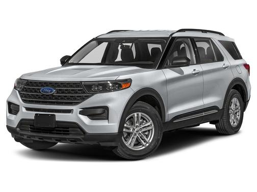 Iconic Silver Metallic 2023 Ford Explorer XLT