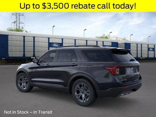 Agate Black Metallic 2026 Ford Explorer Active