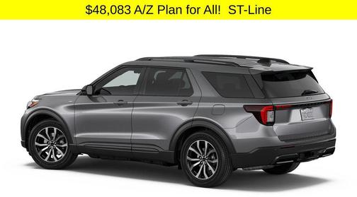 Gray Metallic 2026 Ford Explorer ST-Line