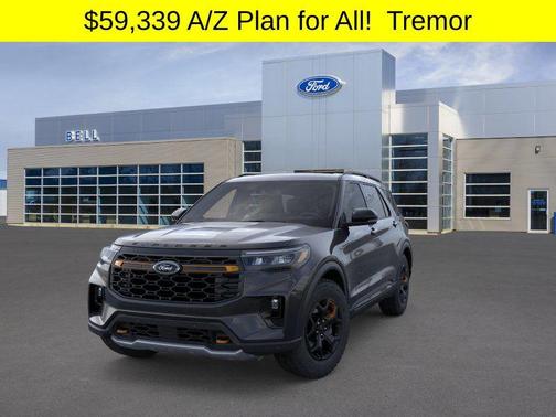 Agate Black Metallic 2026 Ford Explorer Tremor