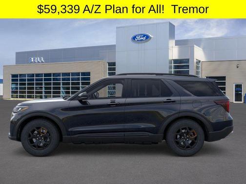 Agate Black Metallic 2026 Ford Explorer Tremor
